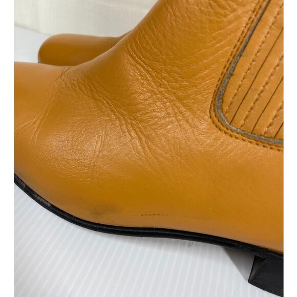 D'ALEX Leather Chelsea Boot Size 7 Western Cowboy Casual Pull On Fall - Picture 6 of 14